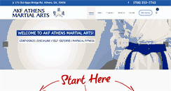 Desktop Screenshot of akfathens.com